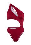 LSCN by Lascana Monokini Badeanzug Damen - red wine