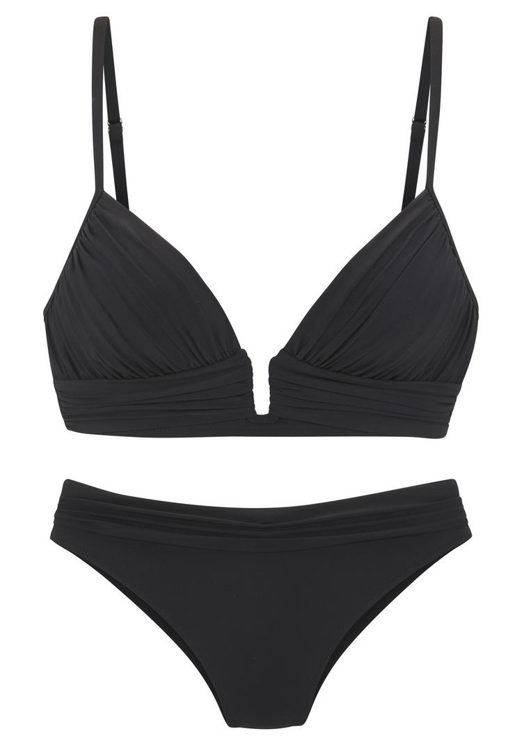 Lascana Lascana Triangel-Bikini Bikini Set Damen - schwarz - 0 | SportScheck