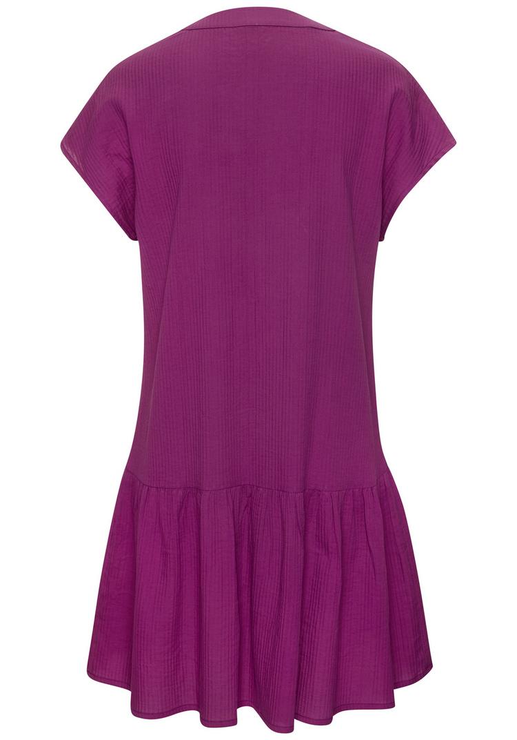 Vivance Vivance Blusenkleid Kurzarmkleid Damen - fuchsia - 0 | SportScheck