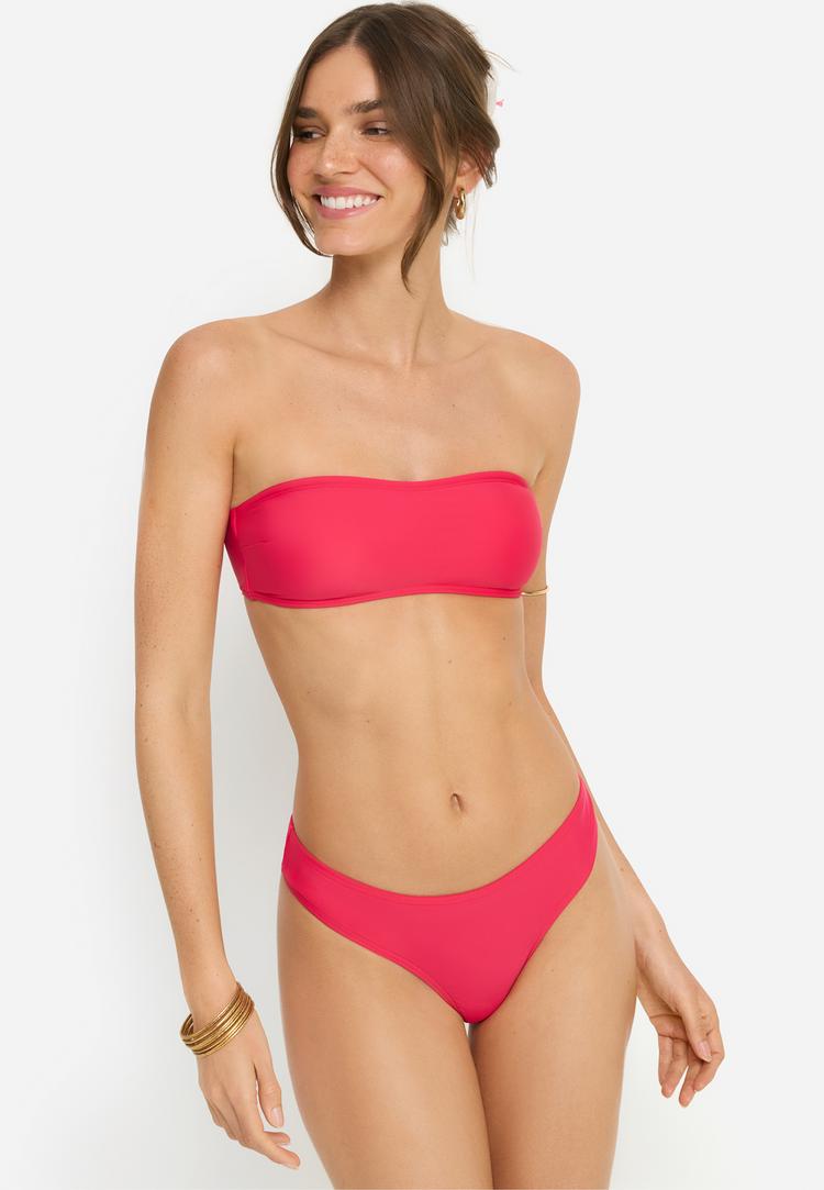 LSCN by Lascana LSCN by Lascana Bandeau-Bikini-Top Bikini Oberteil Damen - beere - 3 | SportScheck