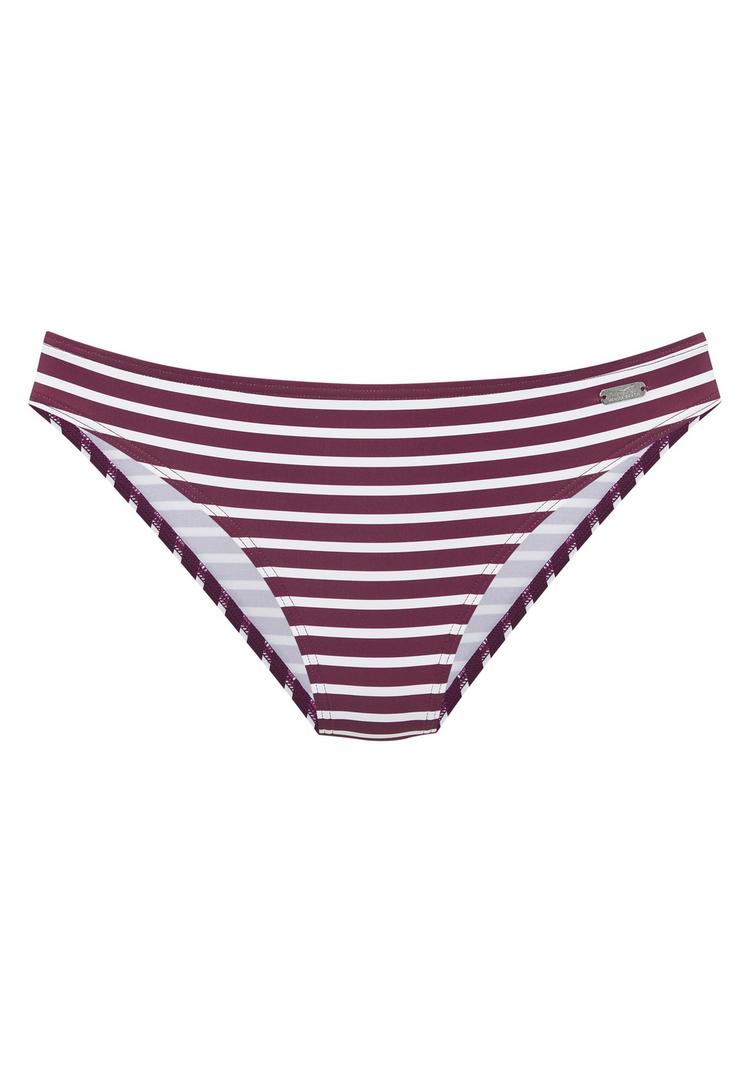 VENICE BEACH VENICE BEACH Badehose Badehose Damen - bordeaux - wei&szlig; - 0 | SportScheck