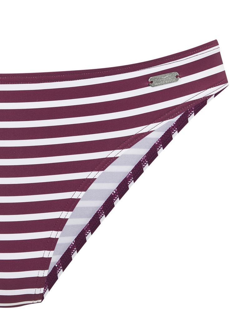 VENICE BEACH VENICE BEACH Badehose Badehose Damen - bordeaux - wei&szlig; - 0 | SportScheck
