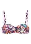 VENICE BEACH B&uuml;gel-Bandeau-Bikini-Top Bikini Oberteil Damen - bordeaux