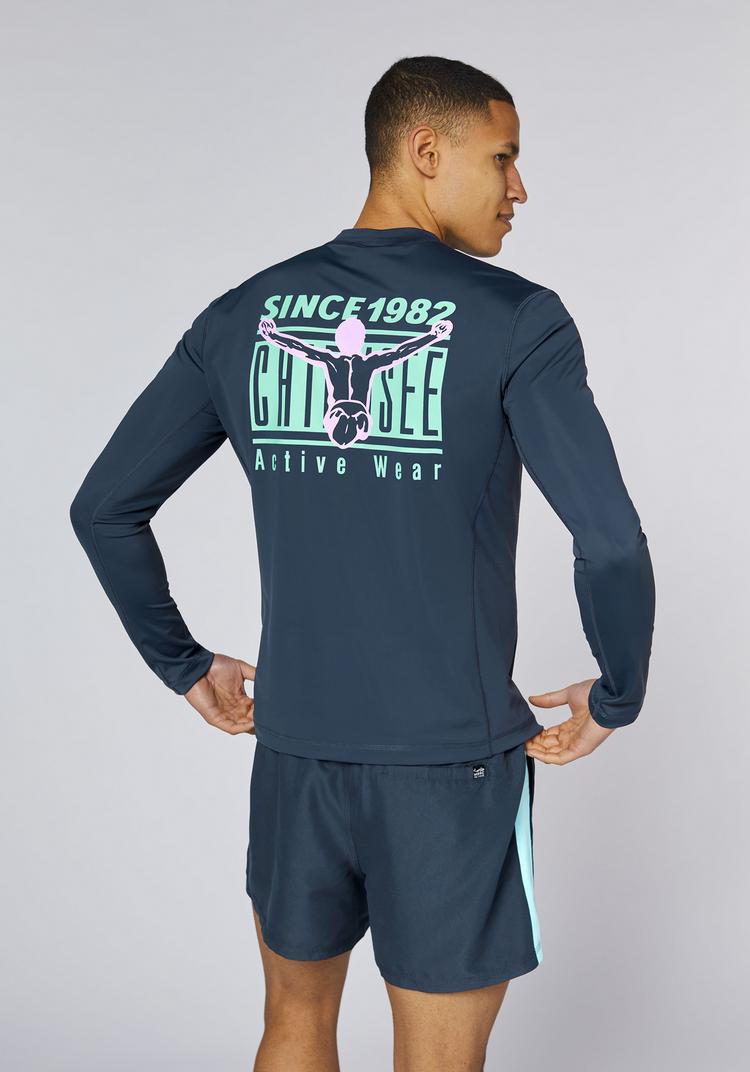 Chiemsee Chiemsee UV-Badeshirt Surf Shirt Herren - 19-4010 Total Eclipse - 1 | SportScheck