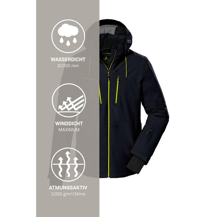 KILLTEC KILLTEC KSW 44 Skijacke Herren - Schwarz0110 - 4 | SportScheck