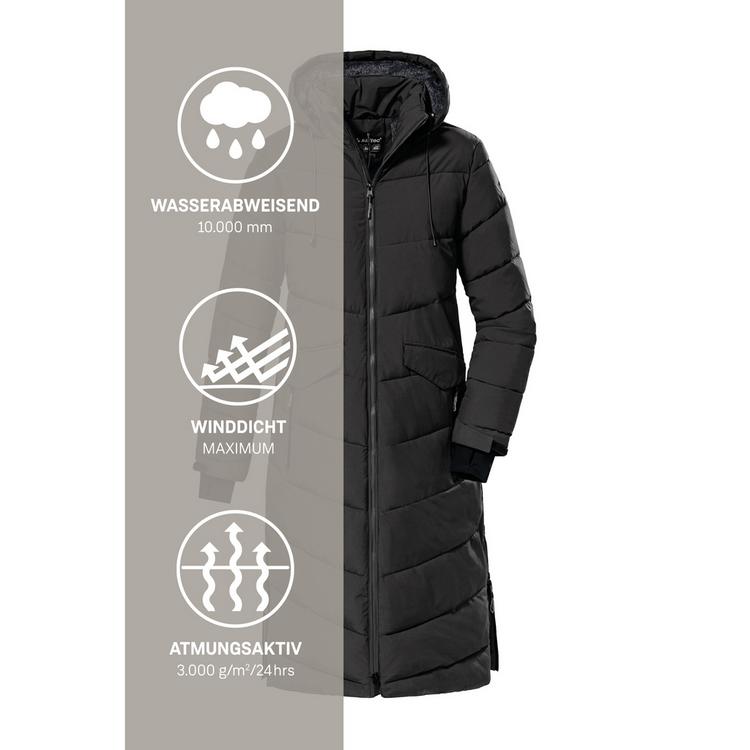 KILLTEC KILLTEC KOW 62 Funktionsmantel Damen - Schwarz - 10 | SportScheck