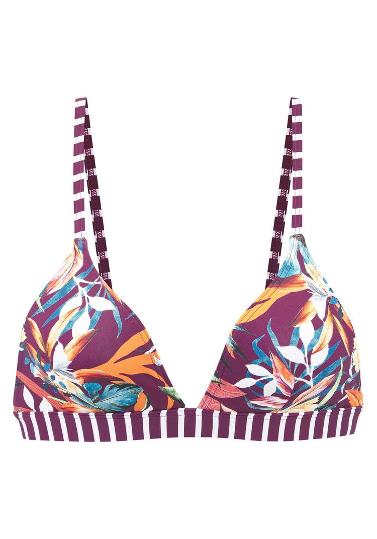 VENICE BEACH VENICE BEACH Triangel-Bikini-Top Bikini Oberteil Damen - bordeaux - 0 | SportScheck