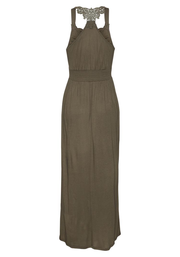 Lascana Lascana Maxikleid Maxikleid Damen - dunkelgr&uuml;n - 0 | SportScheck