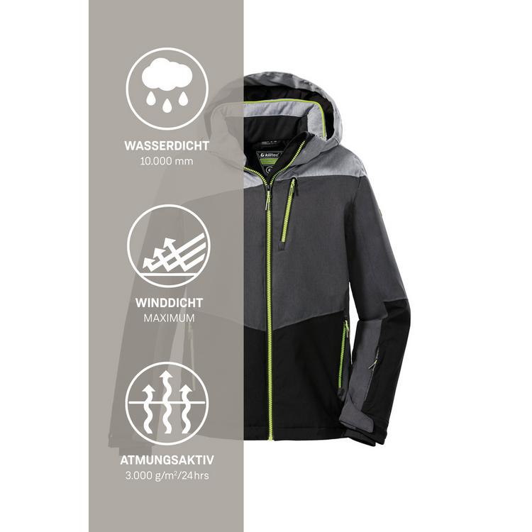 KILLTEC KILLTEC KSW 161 Skijacke Jungen - Dunkelgrau031 - 9 | SportScheck