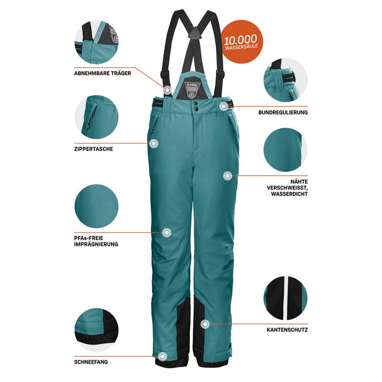 KILLTEC KILLTEC KSW 77 Skihose Kinder - Gr&uuml;n2068 - 3 | SportScheck