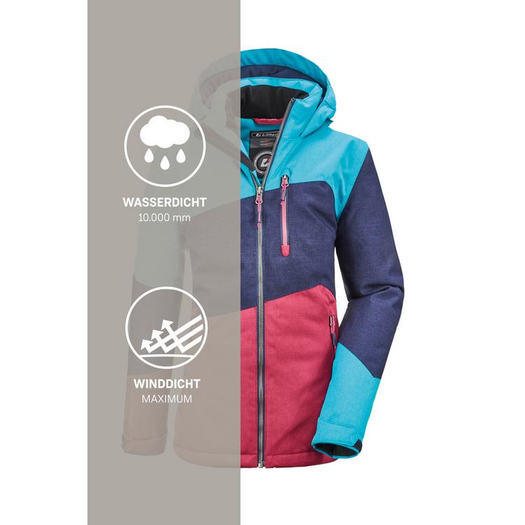 KILLTEC KILLTEC Lynge Softshelljacke M&auml;dchen - Azurblau283 - 5 | SportScheck