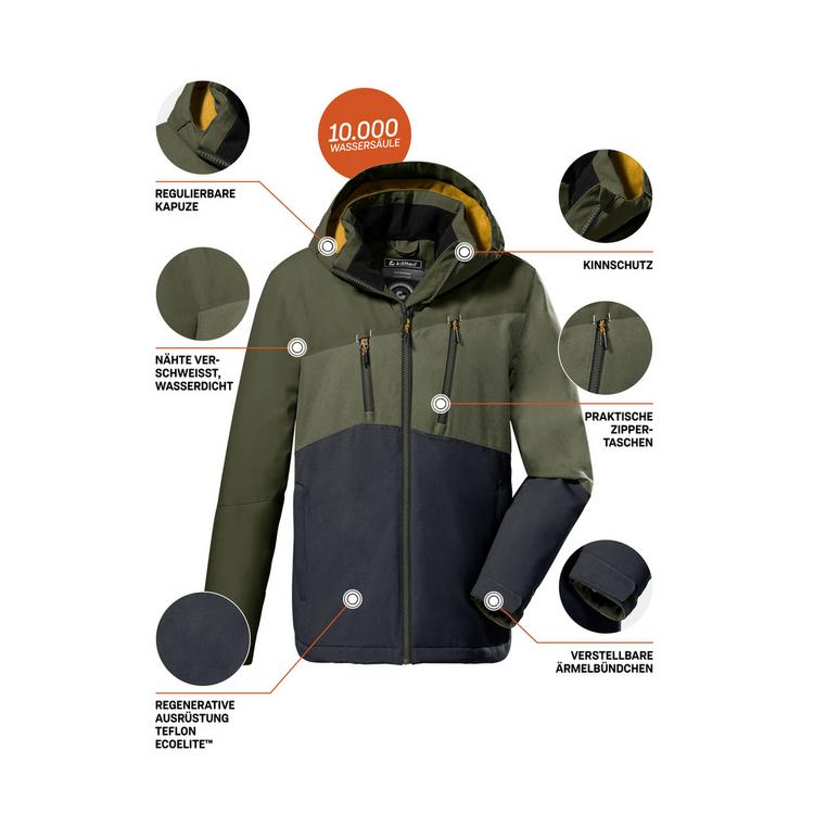 KILLTEC KILLTEC KOW 204 Softshelljacke Jungen - Schiefer - 8 | SportScheck