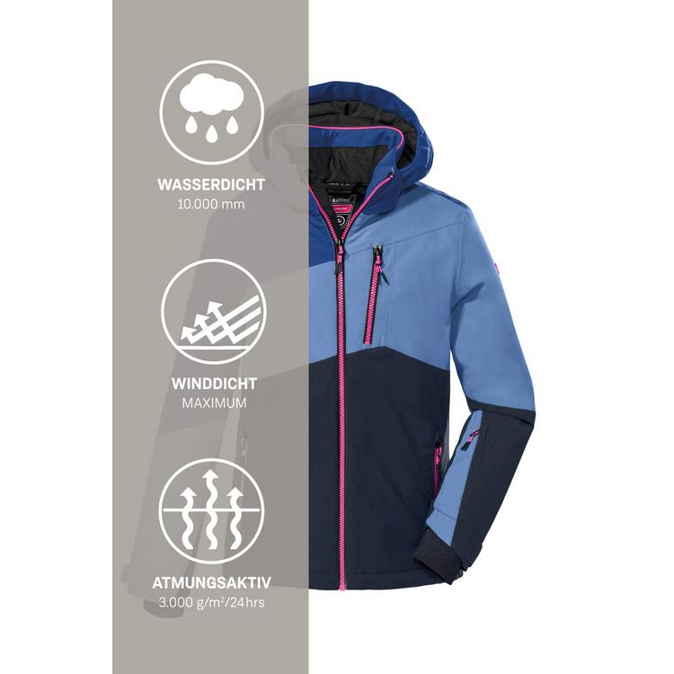 KILLTEC KILLTEC KSW 166 GRLS SKI JCKT Skijacke Kinder - Azurblau2834 - 9 | SportScheck