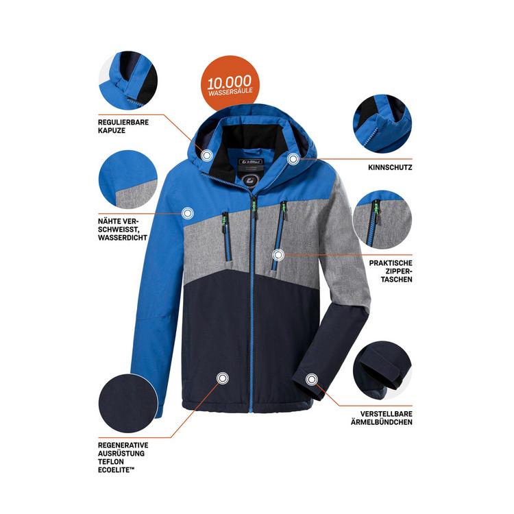 KILLTEC KILLTEC KOW 204 Softshelljacke Jungen - Grau066 - 8 | SportScheck
