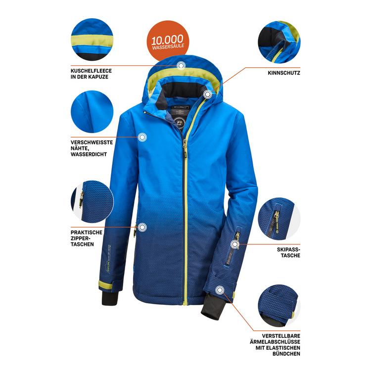KILLTEC KILLTEC Lynge Softshelljacke Jungen - Royal Blau - 8 | SportScheck