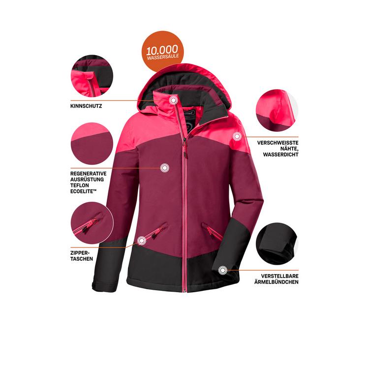 KILLTEC KILLTEC KOW 195 Softshelljacke Kinder - Beere3815 - 8 | SportScheck