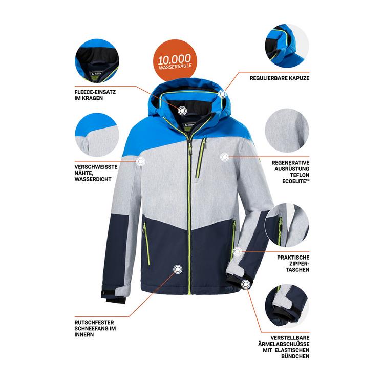 KILLTEC KILLTEC KSW 161 Skijacke Jungen - Blau3043 - 8 | SportScheck