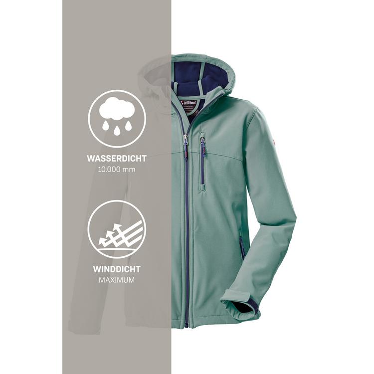 KILLTEC KILLTEC Softshelljacke Funktionsjacke Kinder - Petrol253 - 7 | SportScheck