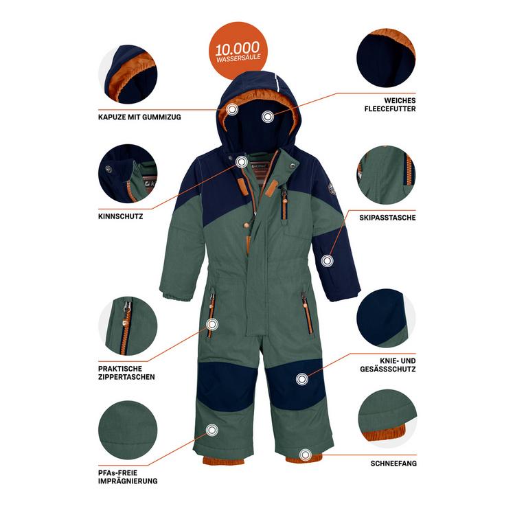 KILLTEC KILLTEC Kesley Mini Skijacke Kinder - Lorbeere - 7 | SportScheck