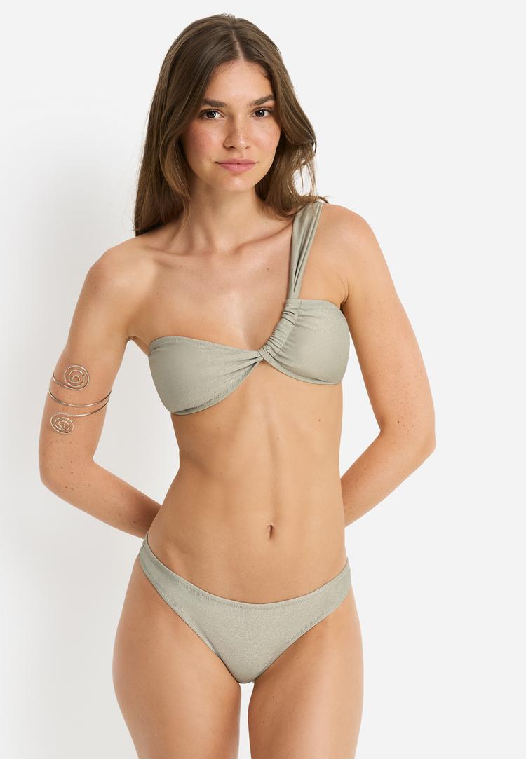 LSCN by Lascana LSCN by Lascana Bandeau-Bikini-Top Bikini Oberteil Damen - sage grey - 2 | SportScheck