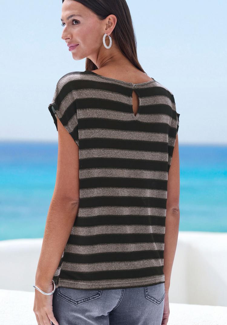 Lascana Lascana T-Shirt T-Shirt Damen - schwarz - 0 | SportScheck