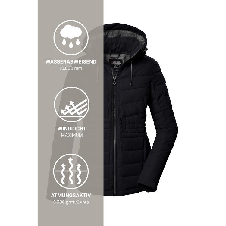 KILLTEC KILLTEC KOW 10 WMN QLTD JCKT Softshelljacke Damen - Schwarz0110 - 4 | SportScheck