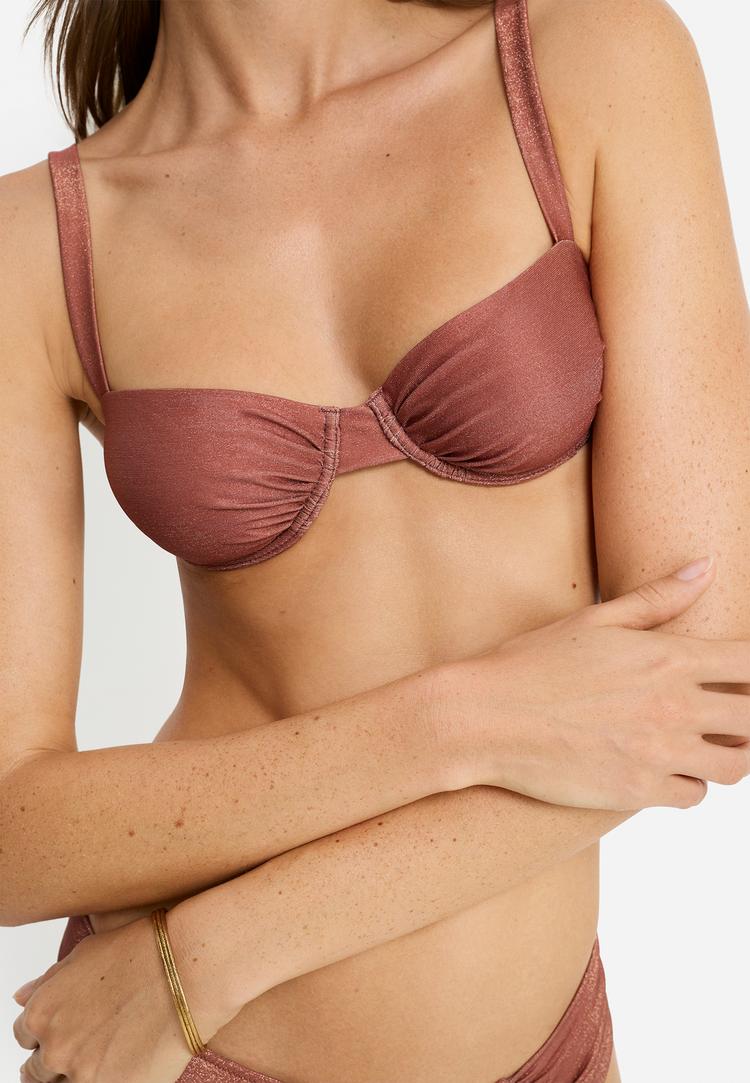 LSCN by Lascana LSCN by Lascana B&uuml;gel-Bikini-Top Bikini Oberteil Damen - light brown - 6 | SportScheck