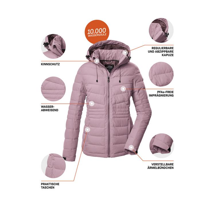 KILLTEC KILLTEC KOW 10 WMN QLTD JCKT Softshelljacke Damen - Violett3919 - 3 | SportScheck