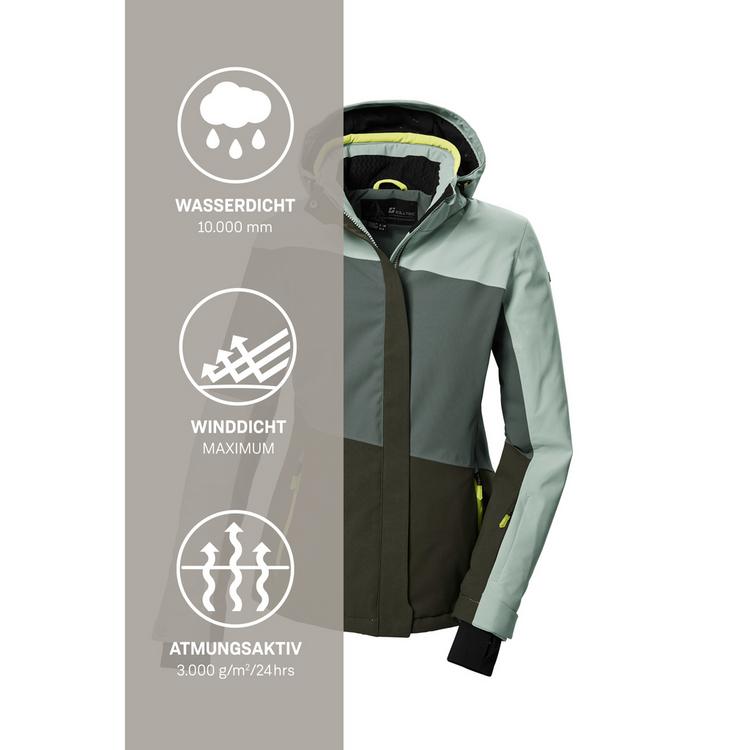 KILLTEC KILLTEC KSW 67 WMNJCKT Skijacke Damen - Gr&uuml;n2048 - 12 | SportScheck