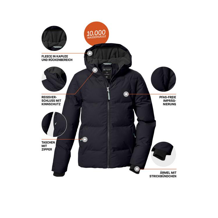 KILLTEC KILLTEC KOW 357 GRLS QLTD JCKT Softshelljacke Kinder - Schwarz01106 - 3 | SportScheck
