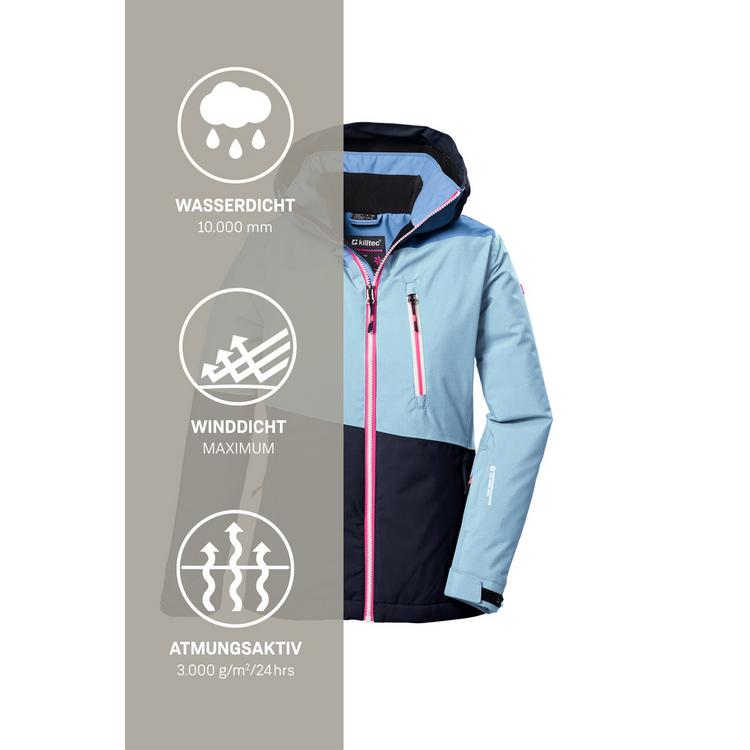 KILLTEC KILLTEC KSW 331 GRLSJCKT Skijacke Kinder - Blau302 - 11 | SportScheck