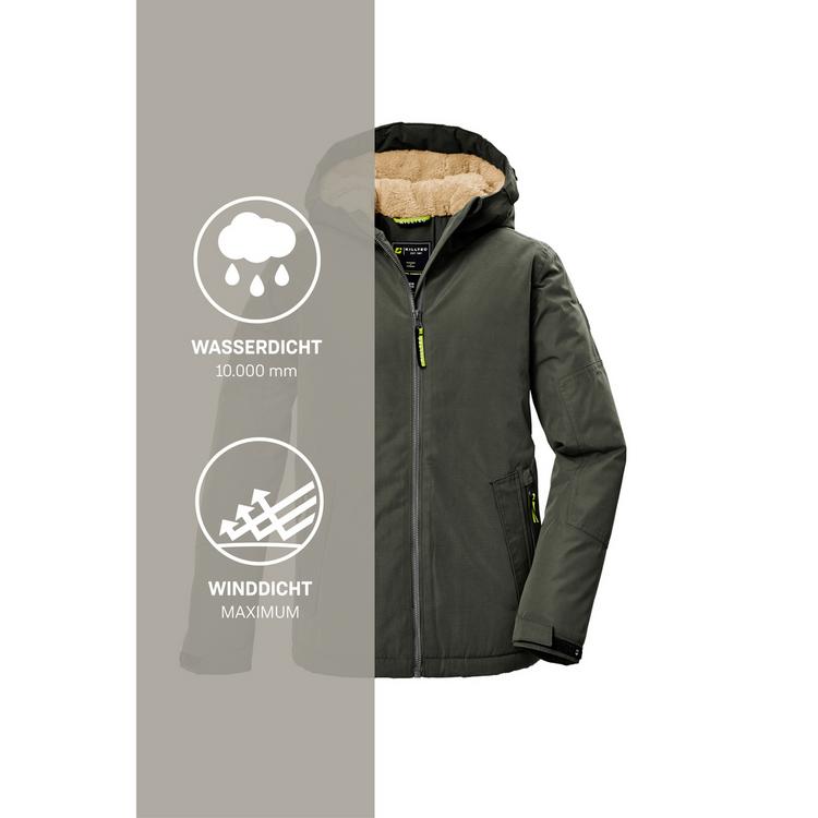 KILLTEC KILLTEC KOW 377 BYS JCKT Softshelljacke Jungen - Gr&uuml;n201 - 12 | SportScheck