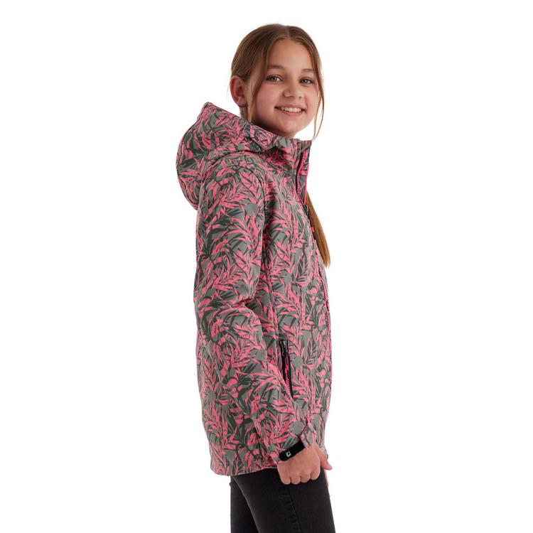 KILLTEC KILLTEC M&auml;dchen Softshelljacke Print Softshelljacke Kinder - Gr&uuml;n - 3 | SportScheck