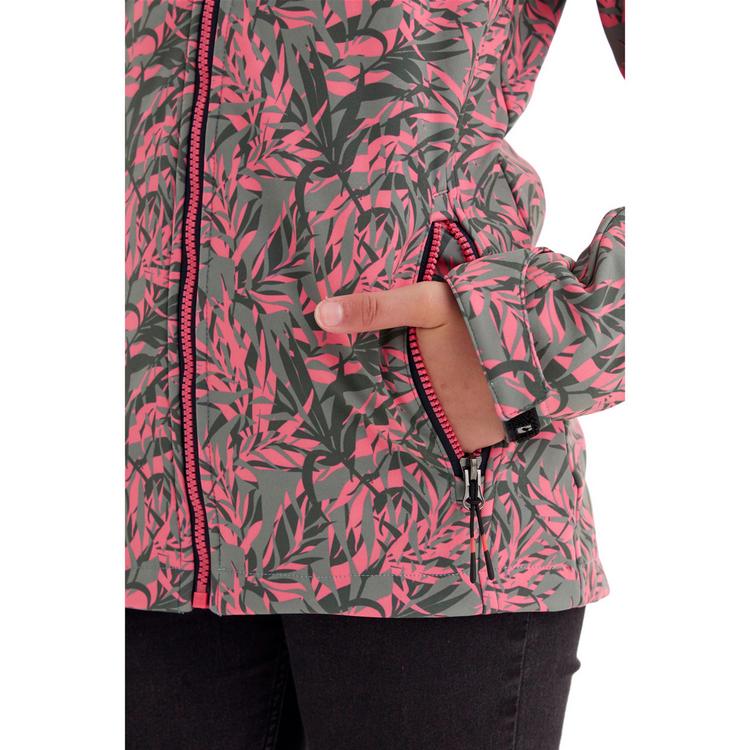KILLTEC KILLTEC M&auml;dchen Softshelljacke Print Softshelljacke Kinder - Gr&uuml;n - 4 | SportScheck