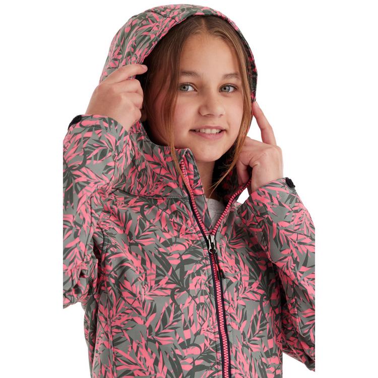 KILLTEC KILLTEC M&auml;dchen Softshelljacke Print Softshelljacke Kinder - Gr&uuml;n - 5 | SportScheck