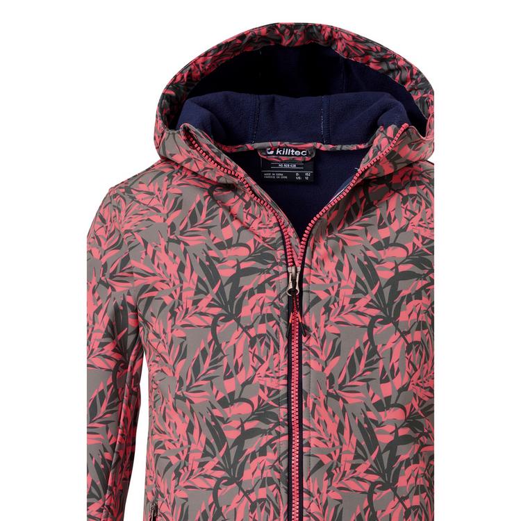 KILLTEC KILLTEC M&auml;dchen Softshelljacke Print Softshelljacke Kinder - Gr&uuml;n - 6 | SportScheck