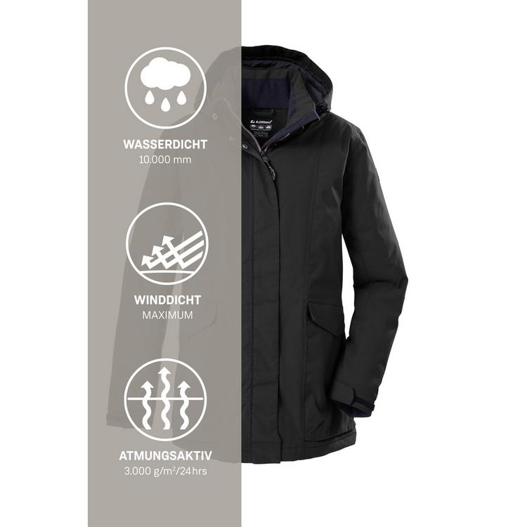 KILLTEC KILLTEC Funktionsjacke Softshelljacke Damen - Schwarz0110 - 9 | SportScheck