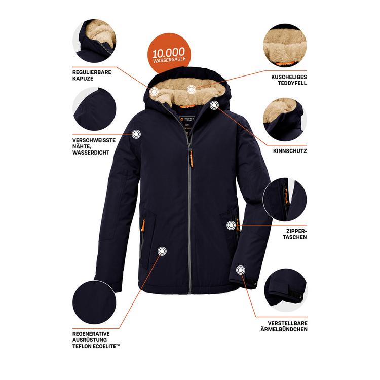 KILLTEC KILLTEC KOW 377 BYS JCKT Softshelljacke Jungen - Blau3044 - 10 | SportScheck