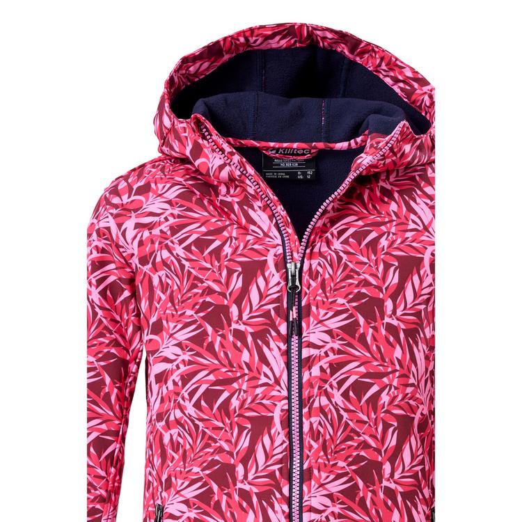 KILLTEC KILLTEC M&auml;dchen Softshelljacke Print Softshelljacke Kinder - Rose4034 - 6 | SportScheck