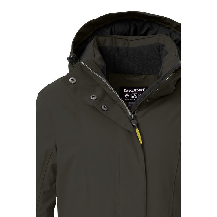 KILLTEC KILLTEC Damen Funktionsparka Funktionsmantel Damen - Dunkeloliv111 - 6 | SportScheck