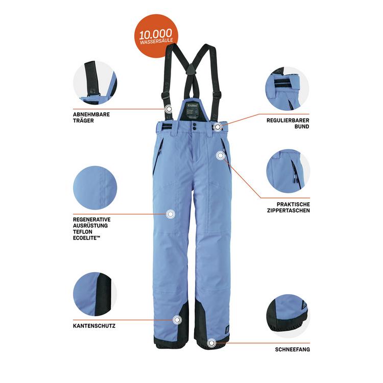 KILLTEC KILLTEC Girls Skihose 242 Skihose Kinder - Blau304 - 8 | SportScheck