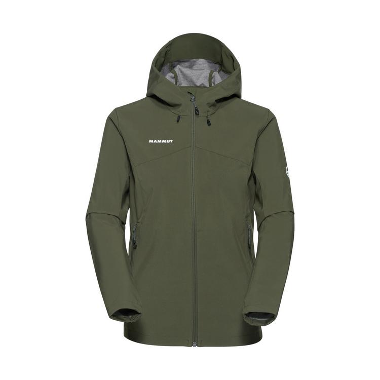 Mammut Mammut Outdoor SO Hooded Softshelljacke Damen - dark marsh - 0 | SportScheck