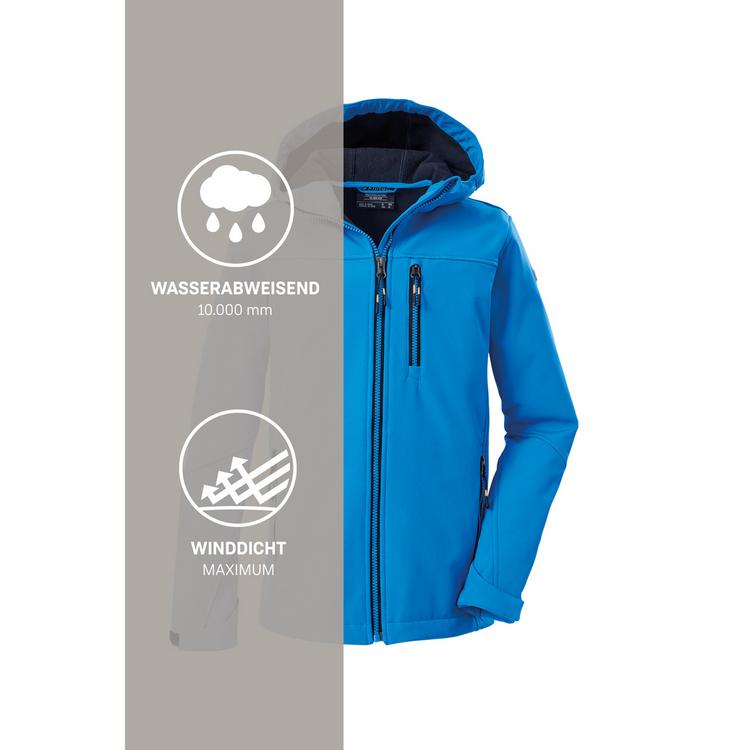 KILLTEC KILLTEC Funktionsjacke Softshelljacke Jungen - Blau3057 - 9 | SportScheck