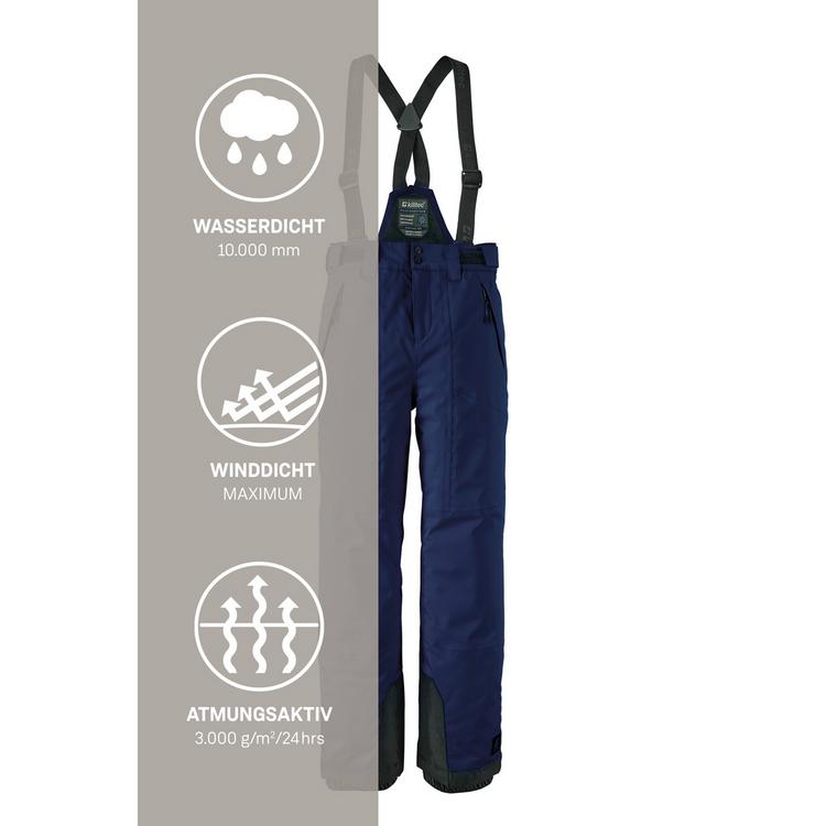 KILLTEC KILLTEC Girls Skihose 242 Skihose Kinder - Blau3098 - 9 | SportScheck