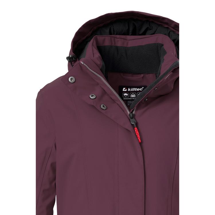KILLTEC KILLTEC Damen Funktionsparka Funktionsmantel Damen - Pflaume4410 - 6 | SportScheck