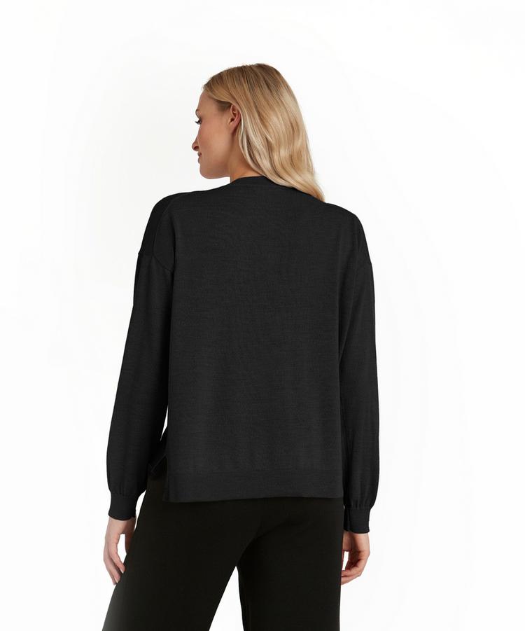 Falke Falke Cardigan New Merino Strickpullover Damen - black (3000) - 0 | SportScheck