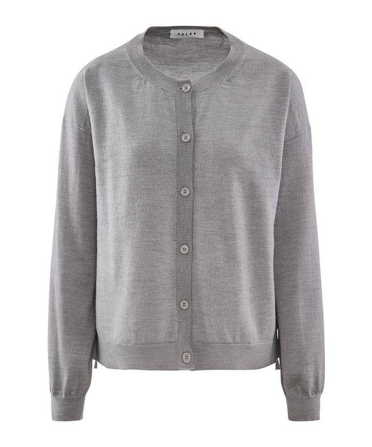 Falke Falke Cardigan New Merino Strickpullover Damen - light grey (3400) - 0 | SportScheck