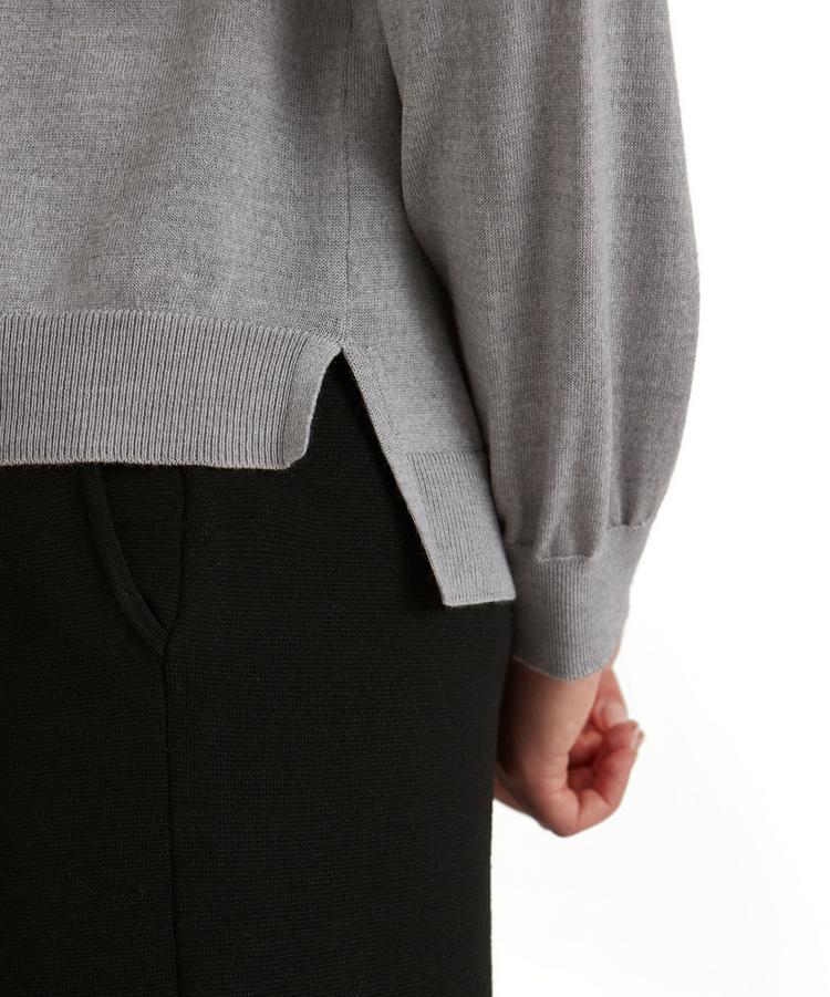 Falke Falke Cardigan New Merino Strickpullover Damen - light grey (3400) - 2 | SportScheck