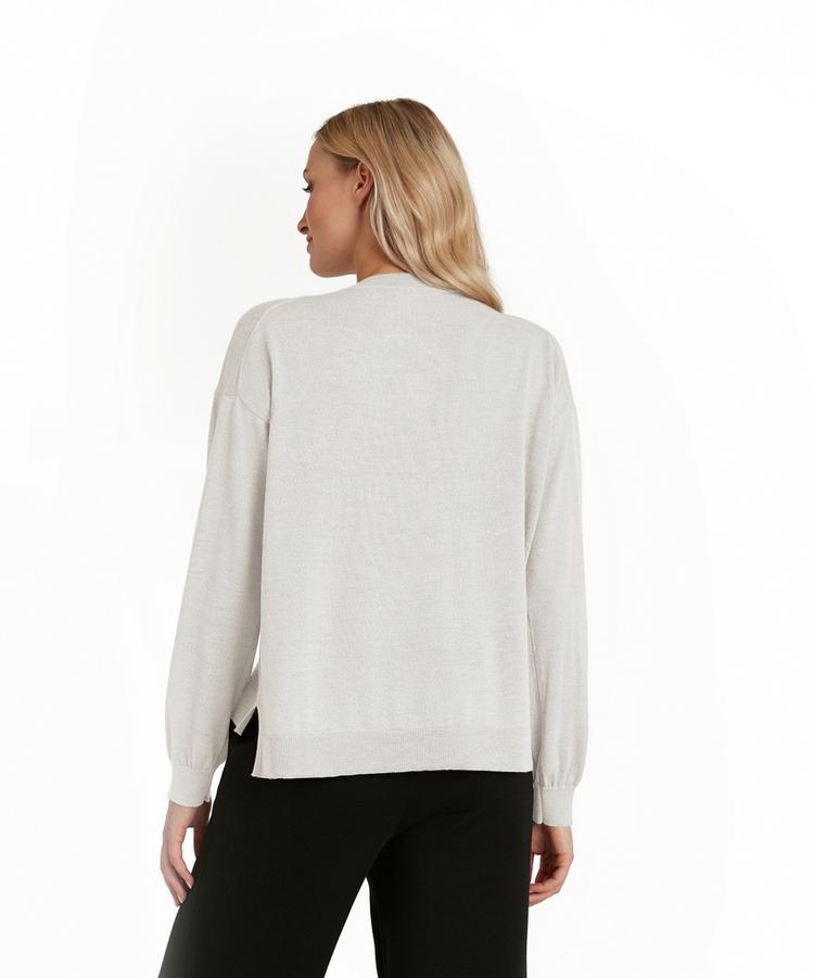 Falke Falke Cardigan New Merino Strickpullover Damen - beige mel. (4043) - 0 | SportScheck