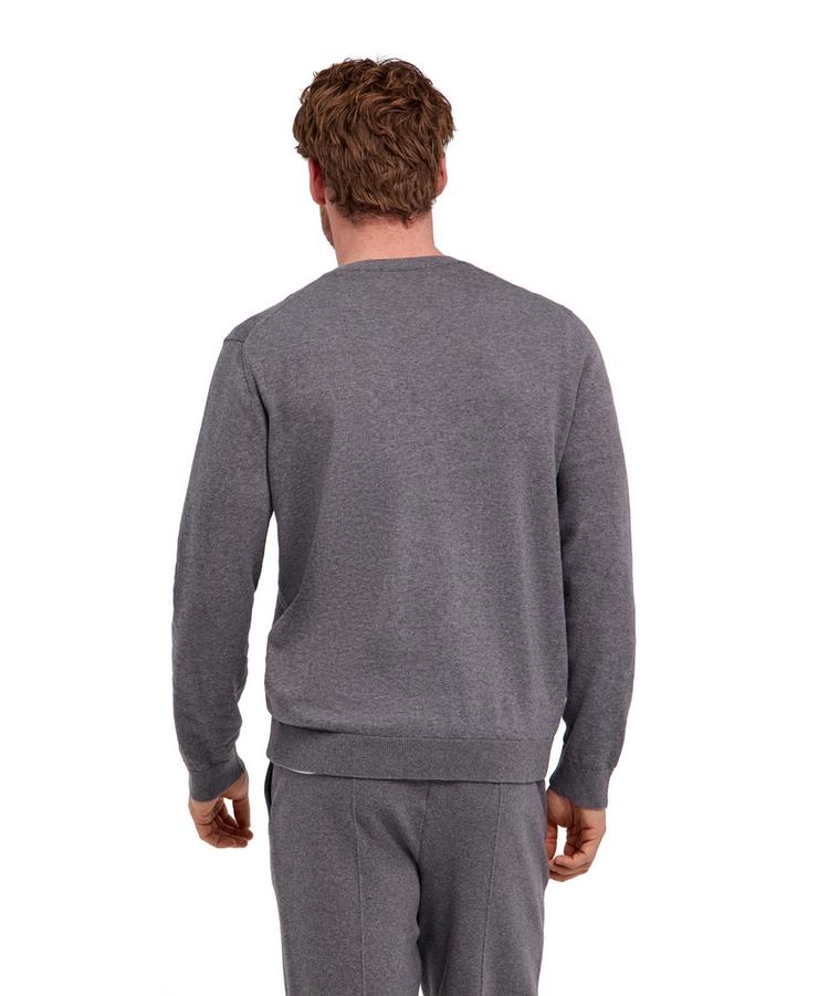 Falke Falke Cotton Crew Neck Strickpullover Herren - light greymel. (3390) - 0 | SportScheck
